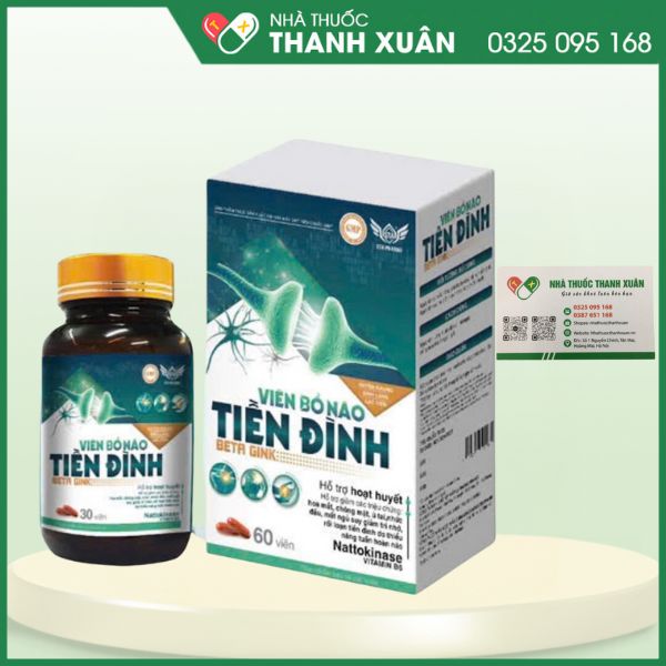 Viên bổ não Tiền Đình - Hỗ trợ hoạt huyết, tăng cường tuần hoàn máu não